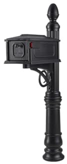 Stratford Plastic Mailbox and Post Combo
