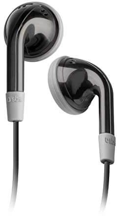SBS Auricolari in-ear Studio MIX 20 con cavo jack universale da 3,5mm, filo lungo 1m, tasto di risposta/fine chiamata, leggeri e confortevoli