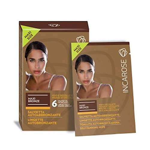 IncaRose Maxi Bronze Self Tanning visage Lingettes 6 6 ml