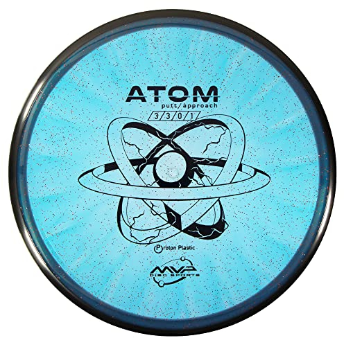 MVP Disc Sports Proton Atom Disc Golf Putter (170-175g / Colors May Vary)