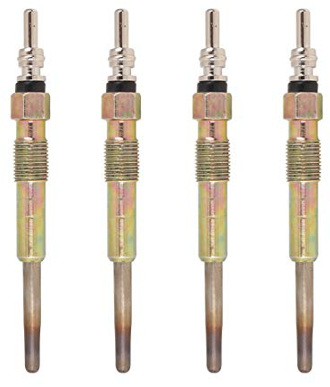X AUTOHAUX Car Glow Plug Metal Diesel Heater Glow Plug Replacement Set of 4