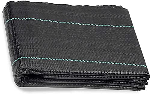 YAWAHOME Heavy Duty Weed Membrane - 1Mx10M Weed Control Membrane, Weed Barrier Fabric Weed Suppressant Landscape Ground Cover For Garden Raised Bed Cover Flower Bed Planter Lining