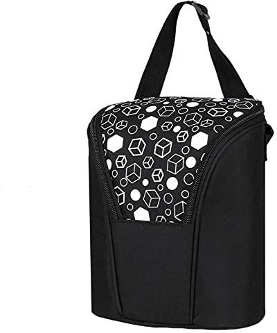 Voiakiu Sac Refroidisseur de Lait Maternel, Refroidisseur de biberon à Membrane en Aluminium Portable, Convient à 2 Grands biberons jusqu'à 9 onces, pour mère Qui allaite