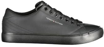 Tommy Hilfiger Herren Flatform Sneaker Schuhe, Schwarz (Black), 43