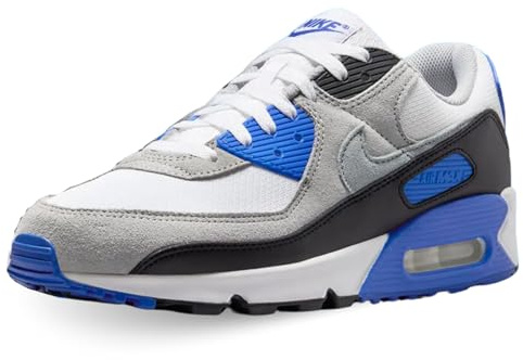 Nike DM0029-112 Air Max 90 Uomo, White/Particle Grey-LT Smoke Grey-Black EU 42