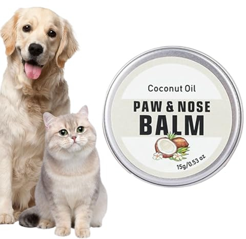 Hundtassbalsam Lugnande och återfuktande balsam | Lugnande nässalva för valpar Passar för hundar, , valpar, husdjur, nosar, tassar och spruckna trampdynor – lugnande