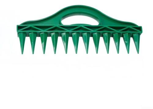 Perforatrice per piantare ortaggi con punta piramidale esagonale e manico ergonomico per una rapida penetrazione del terreno e organizzazione delle piante da giardino