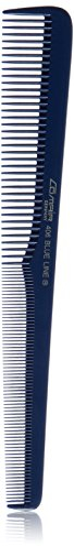 Comair 7000341 Haarschneidekamm 406 mittelstarke Schrägung Profi-Line, blau