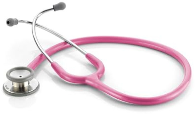 ADC Adscope 603 - Stéthoscope de cardiologie convertible - Framboise métallisé