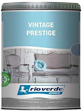 Rio verde renner vintage prestige 0,5lt vernice extra opaca lavabile per interni ed esterni (Vaniglia)