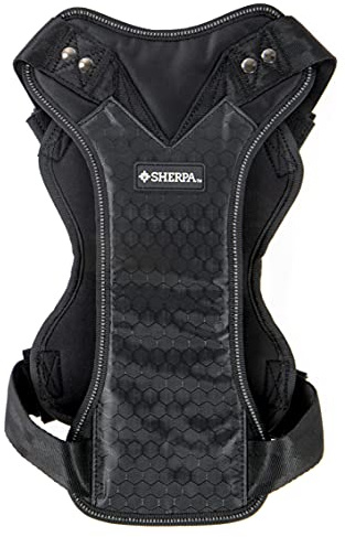 Sherpa Crash-Tested Multipurpose Seatbelt Dog Harness - Black, Large
