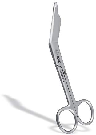 Ciseaux à pansements coudés en acier inoxydable 14 cm