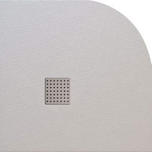PLATO DE DUCHA RESINA SEMICIRCULAR (80 X 80, PERGAMON)