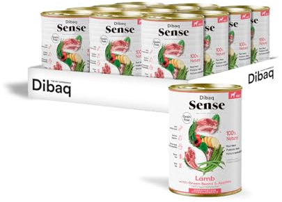 Dibaq Sense Grain Free Cordero, 12 uds x 380 gr