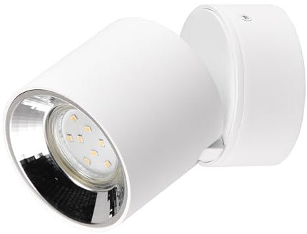 TRIO Guayana 651000131 - Lampada da incasso a parete in metallo bianco opaco, tranne 1 GU10