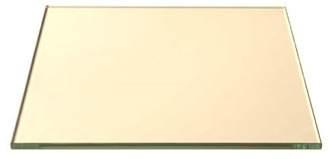 Vitre de poêle | 280x260 mm | 260x280 mm | Vitre de Four pour poêle et cheminée | Verre résistant à la Chaleur 4 mm d’épaisseur | Fenêtre de visualisation pour cheminée | Résiste Jusqu’à 800 °C |