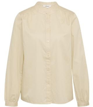 s.Oliver Satinbluse mit Raffungen