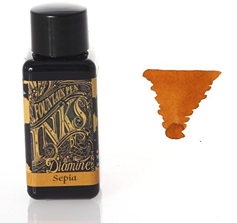 Diamine 30ml Sepia Fountain Pen Ink Bottle