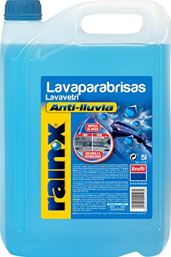 Rain-X Liquido Lavavetri Auto ‐5°C, Liquido Tergicristalli Auto Tecnologia Idrofobica REspinge l'Aqua 5L