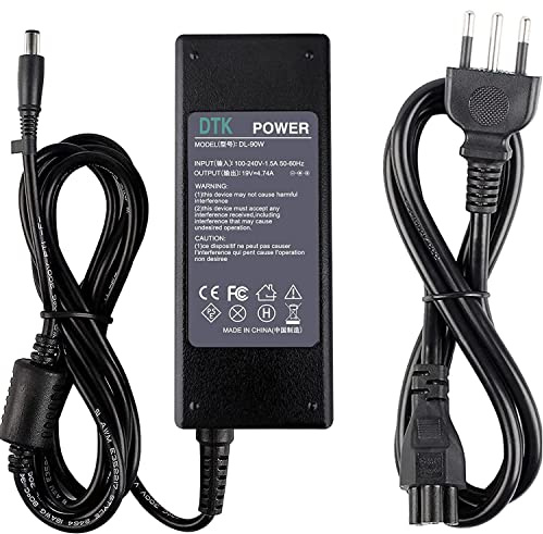 DTK 19V 4.74A 90W PC Portatile Alimentatore caricatore per HP COMPAQ Computer Caricabatteria Laptop Caricatori e alimentatori per PC portatili Notebook Adattatore Connettore:7.4 x 5.0mm