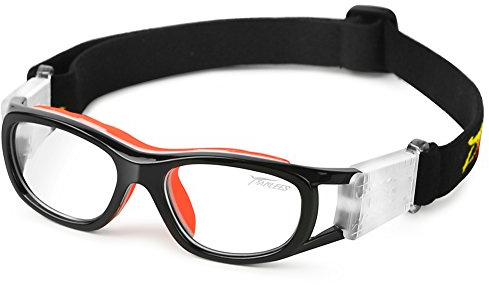 PELLOR Gafas de Deporte, Niño Gafas protectoras Gafas de seguridad Deportiva Adjustable para los amantes de Fútbol Baloncesto Tenis