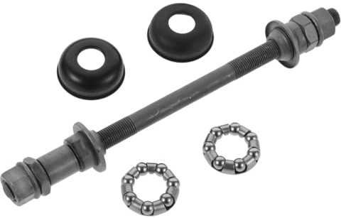 KITANDOVE Hinterradnaben Für Mountain 1 Satz Achslager Kit Vorderradnaben Achslager Grau Beschichtung Achse