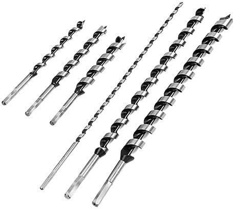 6 pezzi di punte da trapano industriali per apriscatole, punte per piante da aiuola, punte per coclea per ghiaccio, punte per coclea, utensili per legno, punte per coclea da giardino, punte per ales