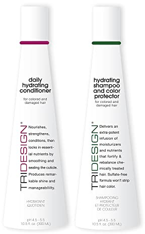 TRI Design Hydrating Shampoo & Conditioner Set Dry Hair 10.5 Ounce Each