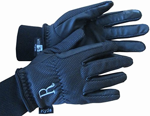 Ryda Ladies Winter Horse Riding Gloves Thermal Thinsulate Windproof + Waterproof