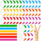 Pulseras Identificativas de Neón, 600pcs Pulseras de Entrada Impermeables de Eventos de 6 Colores Resistente al Agua Pulseras de Papel Adecuada para Entradas de Eventos/Festivales