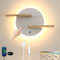 KZT Applique murale avec port de charge USB, contrôle tactile, à intensité variable, avec prise et câble, 15 W, lampe de chevet, éclairage mural pour chambre à coucher, salon, chambre d'enfant,
