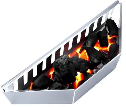 Cesta de carbón vegetal, soporte para carbón, multifunción, de alto rendimiento, herramientas de cocina y accesorios al aire libre para mujeres, hombres, adultos