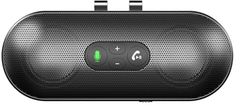 eppfun Hands Free Car phone kit Bluetooth, Bluetooth 5.4 Car Speaker, Wireless Speakerphone Car Kits for Android & iOS Phone