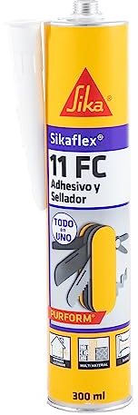 SIKA - Masilla adhesivo multiusos - Sikaflex 11 FC Purform - Blanco - Junta y pegamento - Sellador poliuretano multisoportes - Interior y Exterior - 300ml