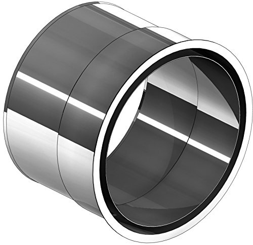 Wandfutter doppelt aus Edelstahl, für einwandige EW Schornsteine, Wandstärke 0,6mm; 180 mm Innendurchmesser, Edelstahl
