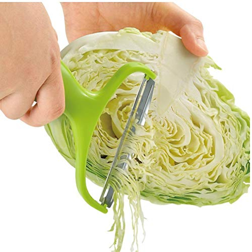 TOSSPER Edelstahl Gemüseschäler Kohl Graters Salat Kartoffel Hobel Cutter Obstmesser Küchenzubehör Küchenutensilien