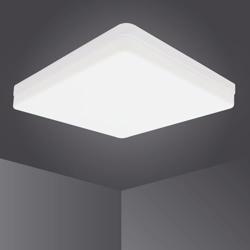 LED ATOMANT Confezione da 5 Pannello LED da Soffitto Quadrato 300mm 48W, Colore Bianco Freddo (6500K), 4000 Lumen