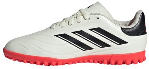 Adidas Unisex Kinder Copa Pure II Club Turf Boots, Ivory/Core Black/Solar Red, 31 1/2 EU