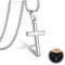 LOLIAS Kreuz Kette Herren Damen 925 Sterling Silber Kreuzkette Silber Herren Kreuz Anhänger Edelstahl Kette Halskette Silber Panzerkette Silberkette Kette mit Kreuz Herren Schmuck 50CM 56CM