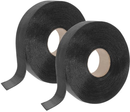 sourcing map 2 Rollen 33ft x 2 Asphalt Rissband Selbstklebendes Reparaturband Hohe Haftung Füller Versiegeler für Zementstraßen, Auffahrt, Gehweg, Parkplatz, Dach