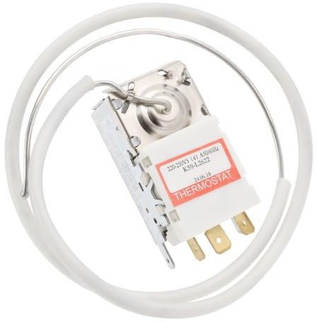 Create idea 1 Ud Termostato de Refrigerador Termostato de Congelador Control de Temperatura Compatible con Ranco K59-L2677 K59-L2622-25,0 °C 60cm
