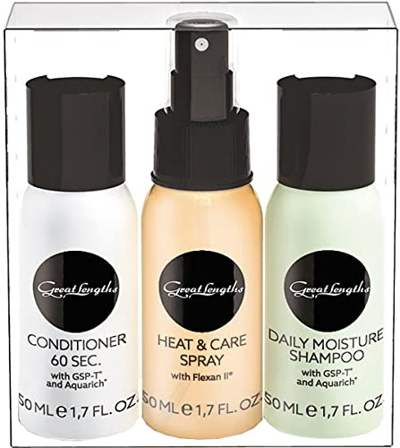 Great Lengths Reiseset 3 x 50 ml Shampoo, Conditioner, Carespray