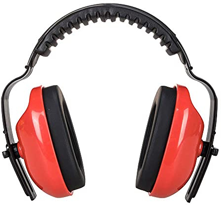 Portwest Casque anti-bruit Classic Plus, Couleur: Rouge, PW48RER