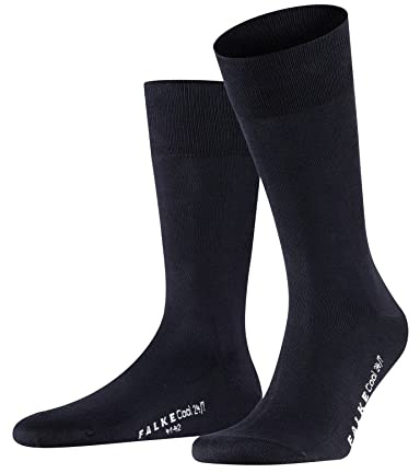 FALKE Herren Socken Cool 24/7, Baumwolle, 1 Paar, Blau (Dark Navy 6370), 41-42