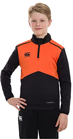 Canterbury Jungen Viertel-Reißverschluss Oberteil, Schwarz, 38