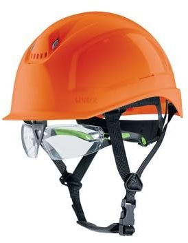 Uvex Schutzhelm pheos S-KR IES 9772238 orange mit Lüftungen 1 Stück