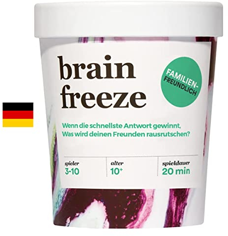 BRAIN FREEZE Familie Party Spiel - Deutsche Ausgabe