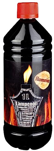 Lampenoel 1-48 Liter Lampenöl Oel Garten Fackeln Laterne Fackel Öl Innen Camping Flasche Oil Outdoor Öllampe Petroleum Lampe flüssig Gartenfackeln Flameup, Anzahl:1 L