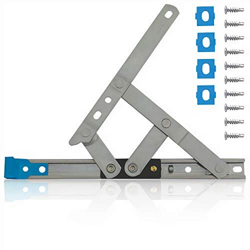 Versa 10 (250mm) Retrofit UPVC Window Friction Stay Hinges Top Hung/Side Hung (One Pair)