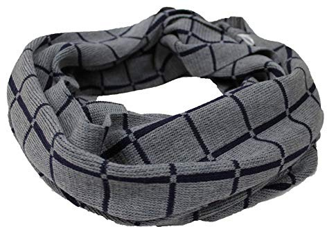 Sciarpa tubolare Loop XXL Sciarpa invernale Check Red Fox® 100% lana (Merino) 110 x 85 cm Unisex Made in Germany